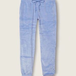 Victoria’s Secret Pink Velour Joggers. NWOT.